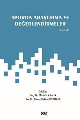 Sporda Araştırma ve Değerlendirmeler - Ekim 2022 - 1