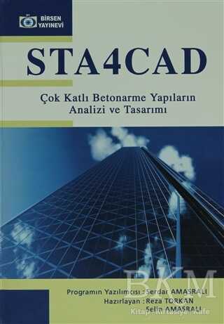 STA4CAD Çok Katlı Betonarme Yapıların Analizi ve Tasarımı