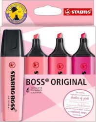 Stabılo Boss Orıgınal 4Lü Pembe Paket - Stabilo