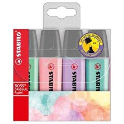 Stabilo Boss Original Pastel 4 Renk - Stabilo