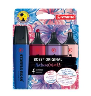 Stabilo Boss Wildflower - 4'Lü Paket - 1