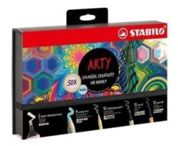 Stabilo Kreatif Pastel Mix Set Arty 50Li - Stabilo