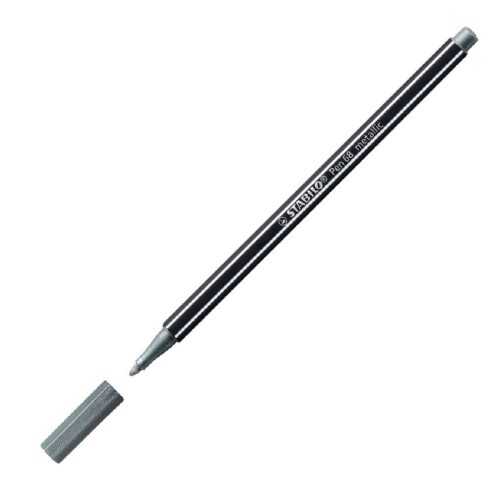 Stabilo Pen 68 - Metalik Gümüş 68-805