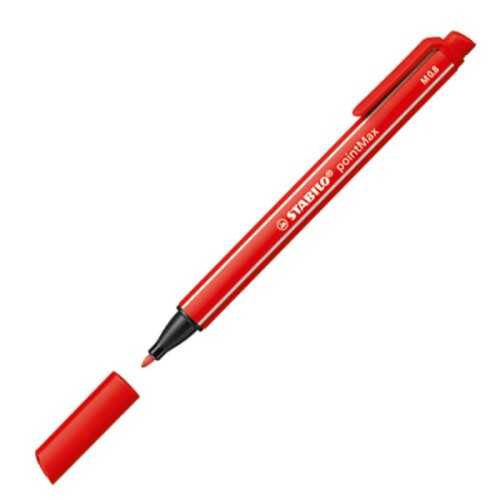 Stabilo Pointmax Keçe Uçlu Kalem Kızıl 0.8