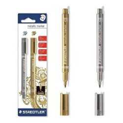 Staedtler 8S Bk2 Metalik Markör 2 Li Set - Staedtler