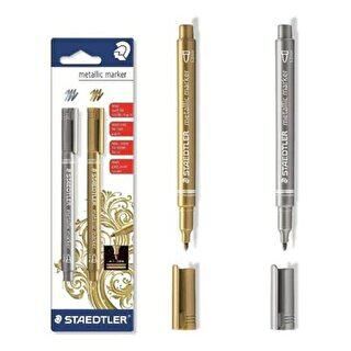 Staedtler 8S Bk2 Metalik Markör 2 Li Set - 1