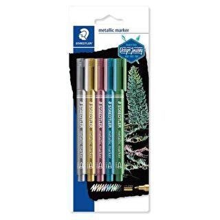 Staedtler 8S Bk5 Metalik Markör 5 Li Set - 1