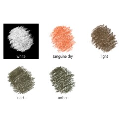 Staedtler Mars Lumograph Pastel Kurşun Kalem 6Lı Set - 2