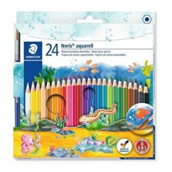Staedtler Noris Aquarell Kuru Boya 24`lü Set - Staedtler