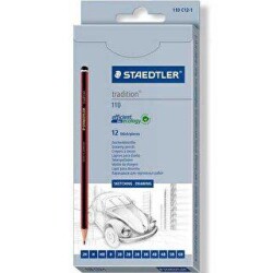 Staedtler Tradition Kurşun Kalem 12Li Set - Staedtler