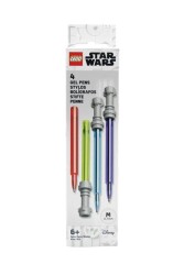 Star Wars Light Saber Gel Pen 4 Pack - Lego
