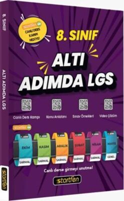 Startfen Yayınları 8. Sınıf Altı Adımda LGS Deneme - 1