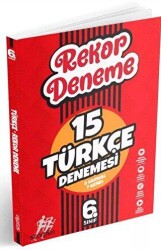 6. Sınıf Türkçe Rekor Deneme - Startfen Yayınları