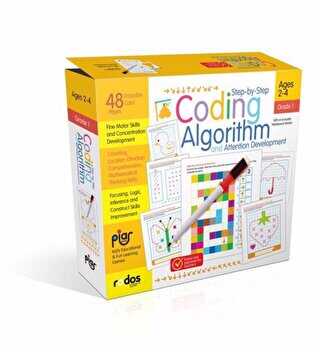 Step-By-Step Coding, Algorihtm And Attention Development-1 - Grade-Level 1 - Ages 2-4