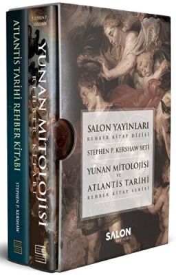 Yunan Mitolojisi ve Atlantis Tarihi Rehber Kitap Serisi 2 Kitap Takım kapağı
