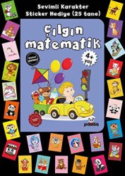 Stickerlı 4+ Yaş Çılgın Matematik - Beyaz Panda Yayınları