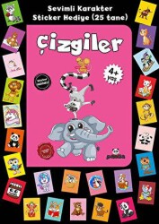 Stickerlı 4+ Yaş Çizgiler - Beyaz Panda Yayınları