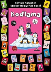 Stickerlı 5+ Yaş Kodlama - Beyaz Panda Yayınları