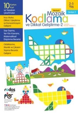 Stickerlı Mozaik Kodlama ve Dikkat Geliştirme - 2 - 3