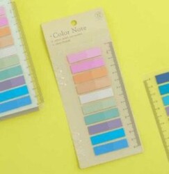 Sticky Color Note 10 Renk Film Index Cetvelli Model-1 - BKM Kitap