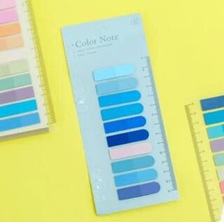 Sticky Color Note 10 Renk Film Index Cetvelli Model-13 - 1