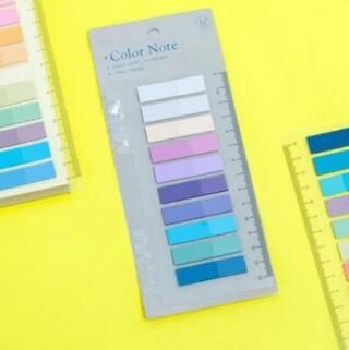 Sticky Color Note 10 Renk Film Index Cetvelli Model-15 - 1