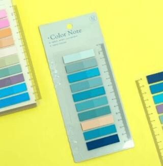 Sticky Color Note 10 Renk Film Index Cetvelli Model-7 - 1