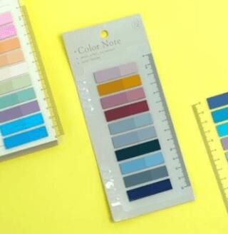 Sticky Color Note 10 Renk Film Index Cetvelli Model-8 - 1