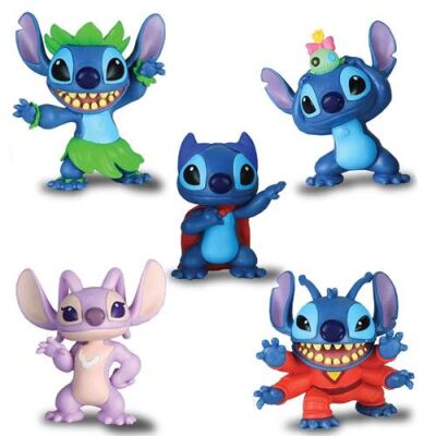 Stitch Sevimli 5Lİ Figür Set-46211 - 2
