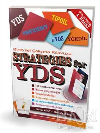 Pelikan Tıp Teknik Yayıncılık Strategies for YDS Bireysel Çalışma Kılavuzu