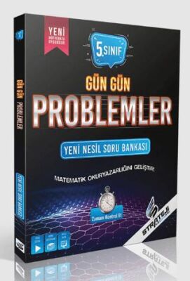 Strateji Yayınları Strateji 5. Sınıf Gün Gün Problemler Soru Bankası - 1