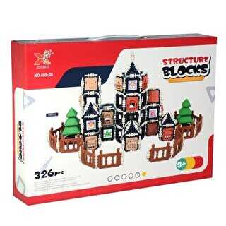Structure Blocks 3D Puzzle Yapı ve Tasarım Blokları 326 Parça