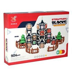 Structure Blocks 3D Puzzle Yapı ve Tasarım Blokları 326 Parça - Structure