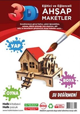 Su Değirmeni Ahşap Maket - 1