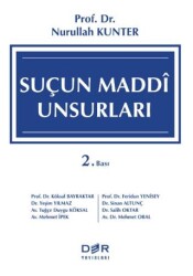 Suçun Maddi Unsurları - Der Yayınları