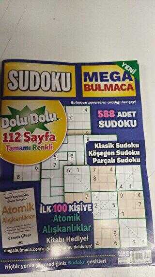 Sudoku Mega Bulmaca Kasım 2023