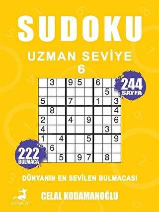 Sudoku Uzman Seviye - 6 - Olimpos Yayınları