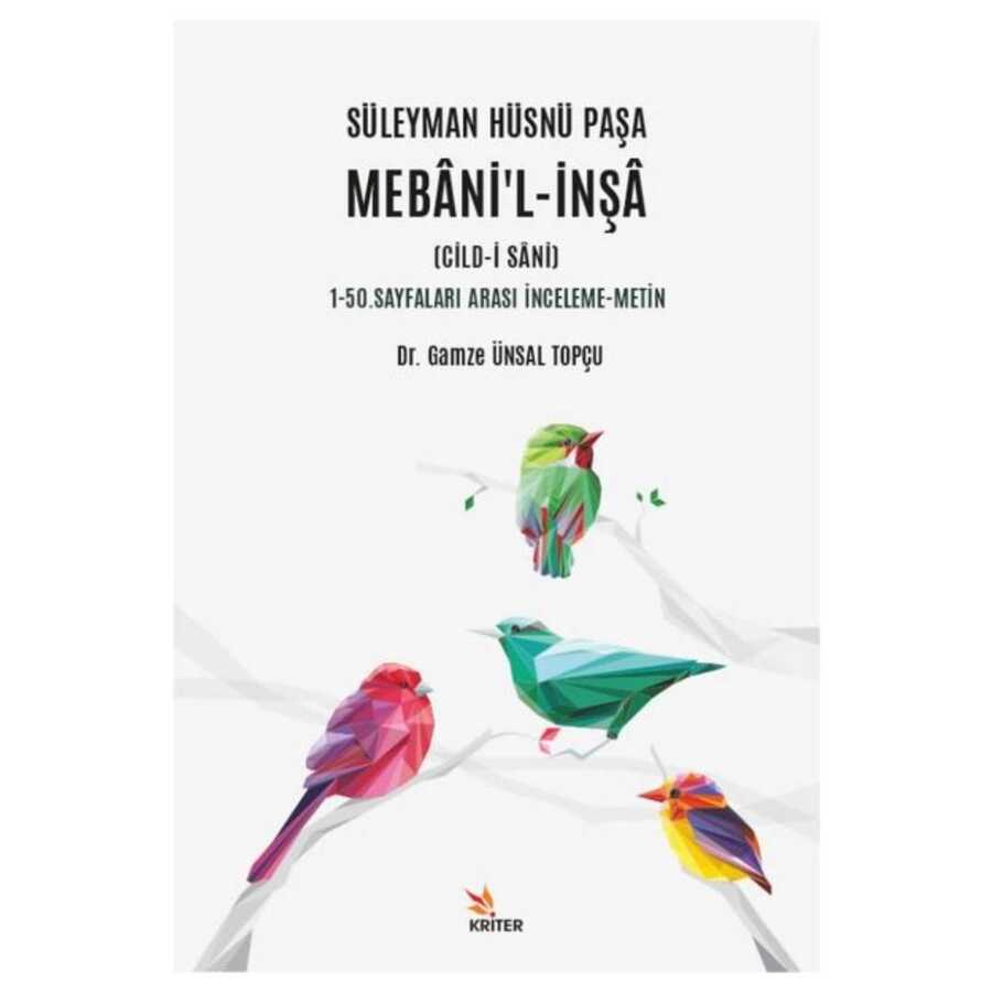 Süleyman Hüsnü Paşa Mebani’l-İnşa Cild-i Sani - 1