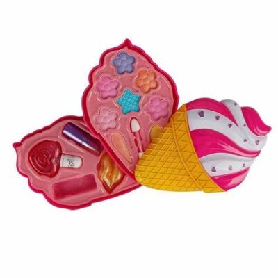 Sunman Dondurma Şekilli 2 Katlı Makyaj Güzellik Seti - 2