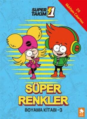 Süper 1 Takım: Süper Renkler Boyama Kitabı - 3 - 1