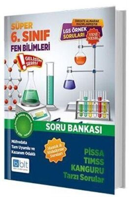Süper 6. Sınıf Fen Bilimleri Soru Bankası - 1
