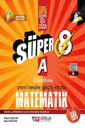 Nitelik Yayınları Süper 8 Matematik A Yeni Nesile Geçiş Kitabı - Nitelik Yayınları