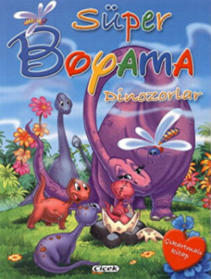 Süper Boyama - Dinozorlar kapağı