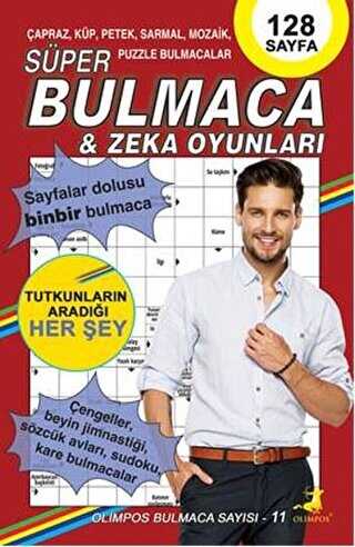 Süper Bulmaca ve Zeka Oyunları 11 - Olimpos Yayınları