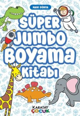 Süper Jumbo Boyama Kitabı - Mavi Dünya - 1
