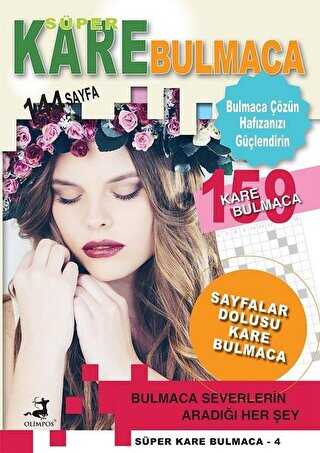 Süper Kare Bulmaca 4 - Olimpos Yayınları
