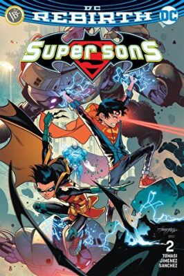Super Sons Sayı 2 DC Rebirth kapağı