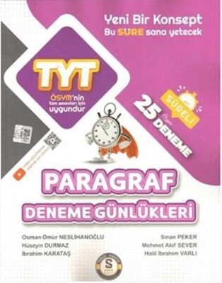 Süre Yayınları TYT Paragraf 25`li Deneme Günlükleri - 1