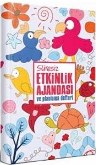 Süresiz Etkinlik Ajandası ve Planlama Defteri - Neşeli Hayvanlar - Halk Kitabevi