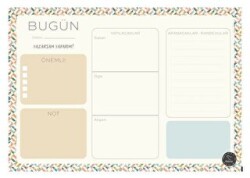 Süresiz Günlük Planlayıcı - Geometrik Desenli - Paloma Yayınevi